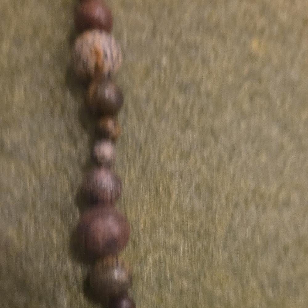 Elegant Brown Beaded Necklace - Picture 7 of 10